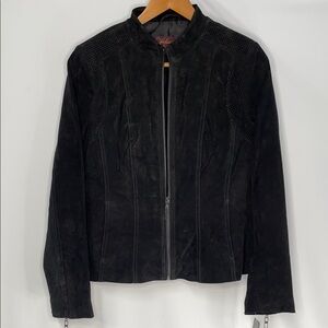 HAL RUBENSTEIN GENUINE SUEDE LEATHER JACKET FTL-11-233